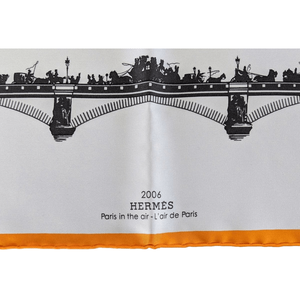 HERMES 2006 Special Issue PARIS IN THE AIR - L'AIR DE PARIS Gavroche 45 x 45 cm