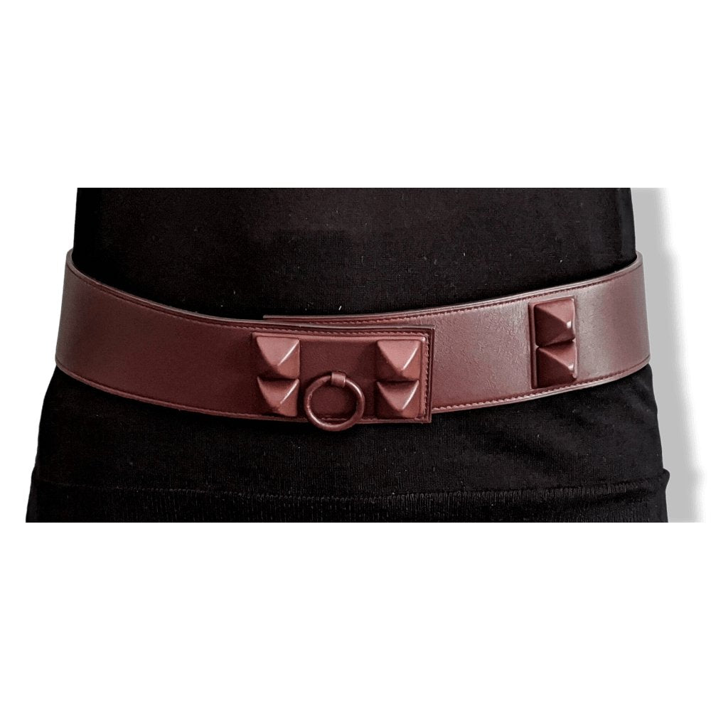 Hermes 2009 Chocolat Veau Barenia COLLIER DE CHIEN SHADOW Belt GM Sz 85, BNIB!