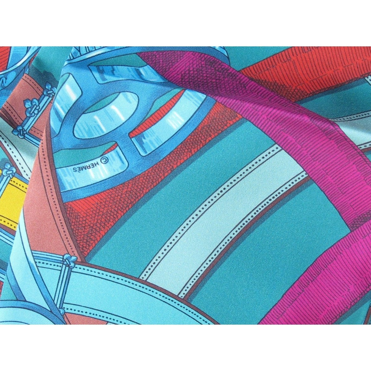 Hermes Cavalcadour by Henri d'Origny Maxi Twilly Scarf