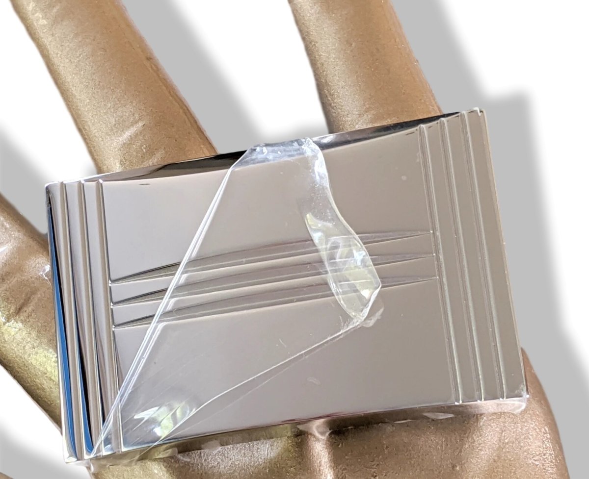 Hermes Plated Silver and Palladium DEPART Buckle H 32mm, New in Pochette!