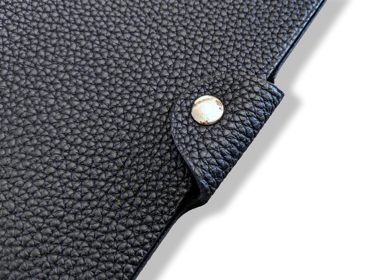 Hermes [98] Noir Togo Calfskin ULYSSE PM NoteBook Cover, NIB! - poupishop