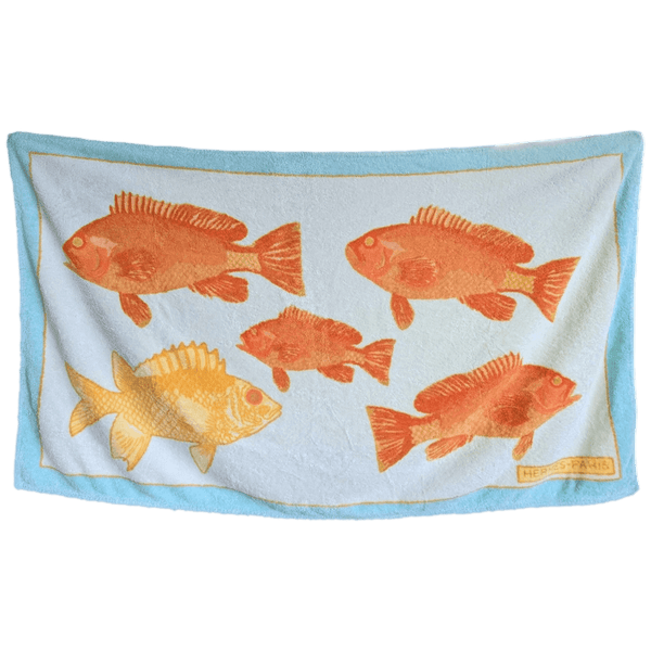 HERMES BALI Terry Cotton Beach Towel 90 x 150 cm 