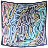 HERMES A la Plume Florence Manlik Silk Twill Shawl 140