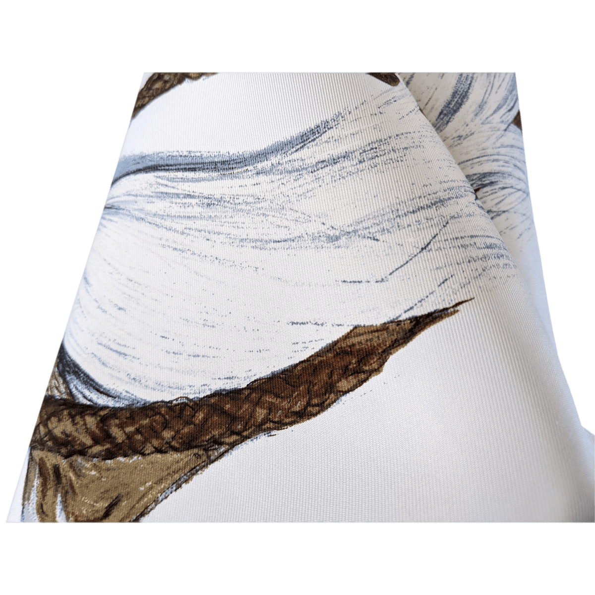 HERMES A PROPOS DES BOTTES by Xavier de Poret with Blanc Matte Overlay Twill 90 x 90 cm