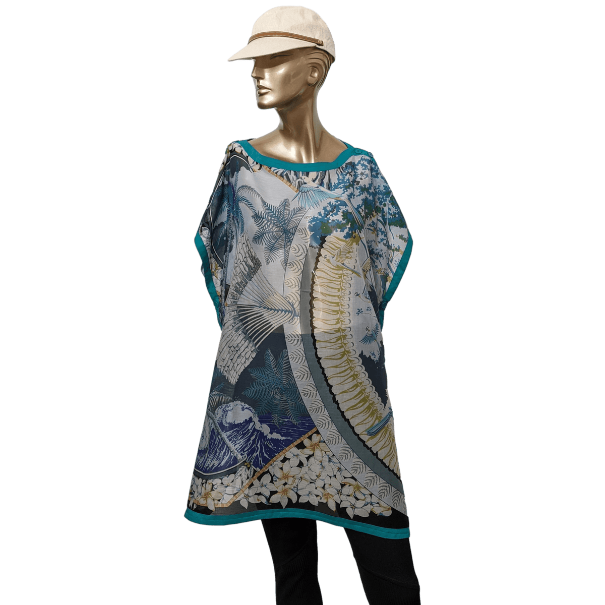 HERMES ALOHA  Cotton Beach Tunic Dress