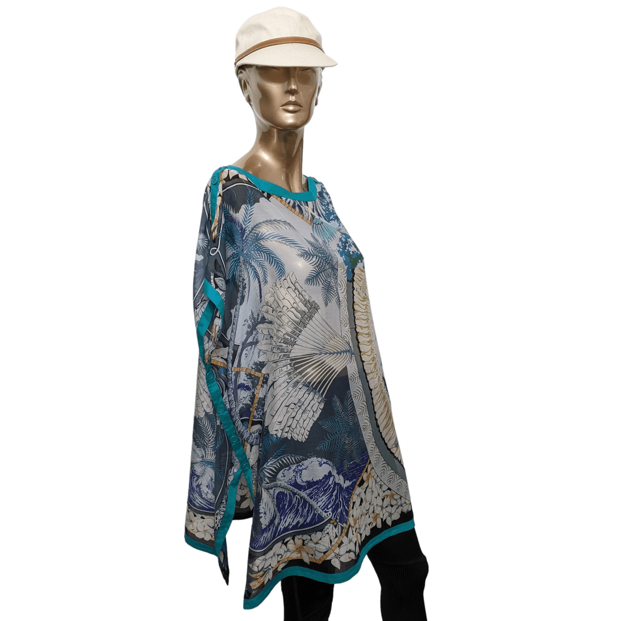HERMES ALOHA  Cotton Beach Tunic Dress