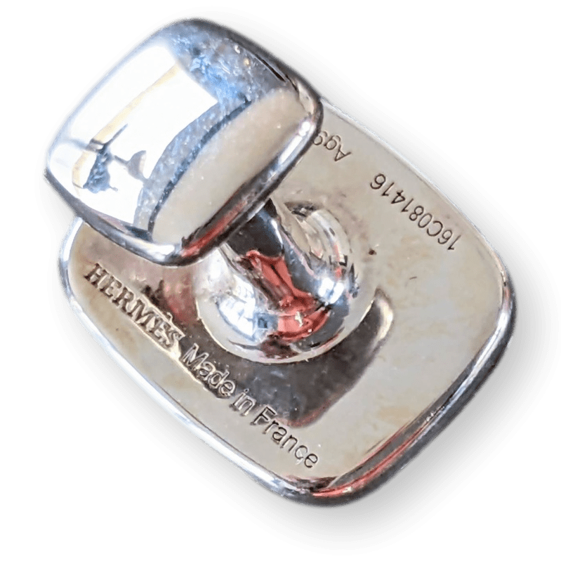 HERMES ANCRE Sterling Silver 925 Cufflinks