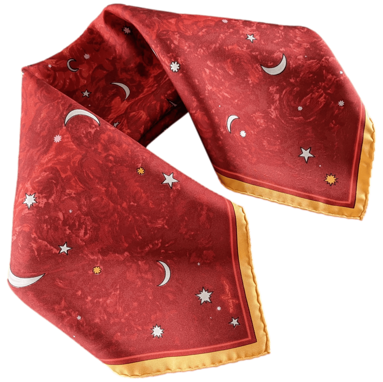 HERMES 1999 Annee des Etoiles to Commemorate the "Year of Stars & Mythology" Pocket Scarf