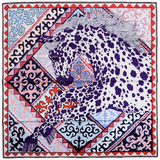 HERMES 2017 Blanc/Violet APPALOOSA DES STEPPES by Alice Shirley Silk Scarf 90 x 90 cm, Box!