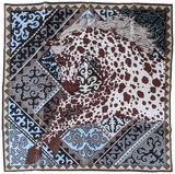 HERMES 2017 APPALOOSA DES STEPPES by Alice Shirley Silk Scarf 90 x 90 cm