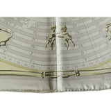 HERMES 2010 Anis Astrologie Dies et Hore Dip Dye Surteint Silk 90 x 90 cm