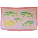 HERMES Rose Fishes Bali Terry Beach Towel 90 x 150 cm