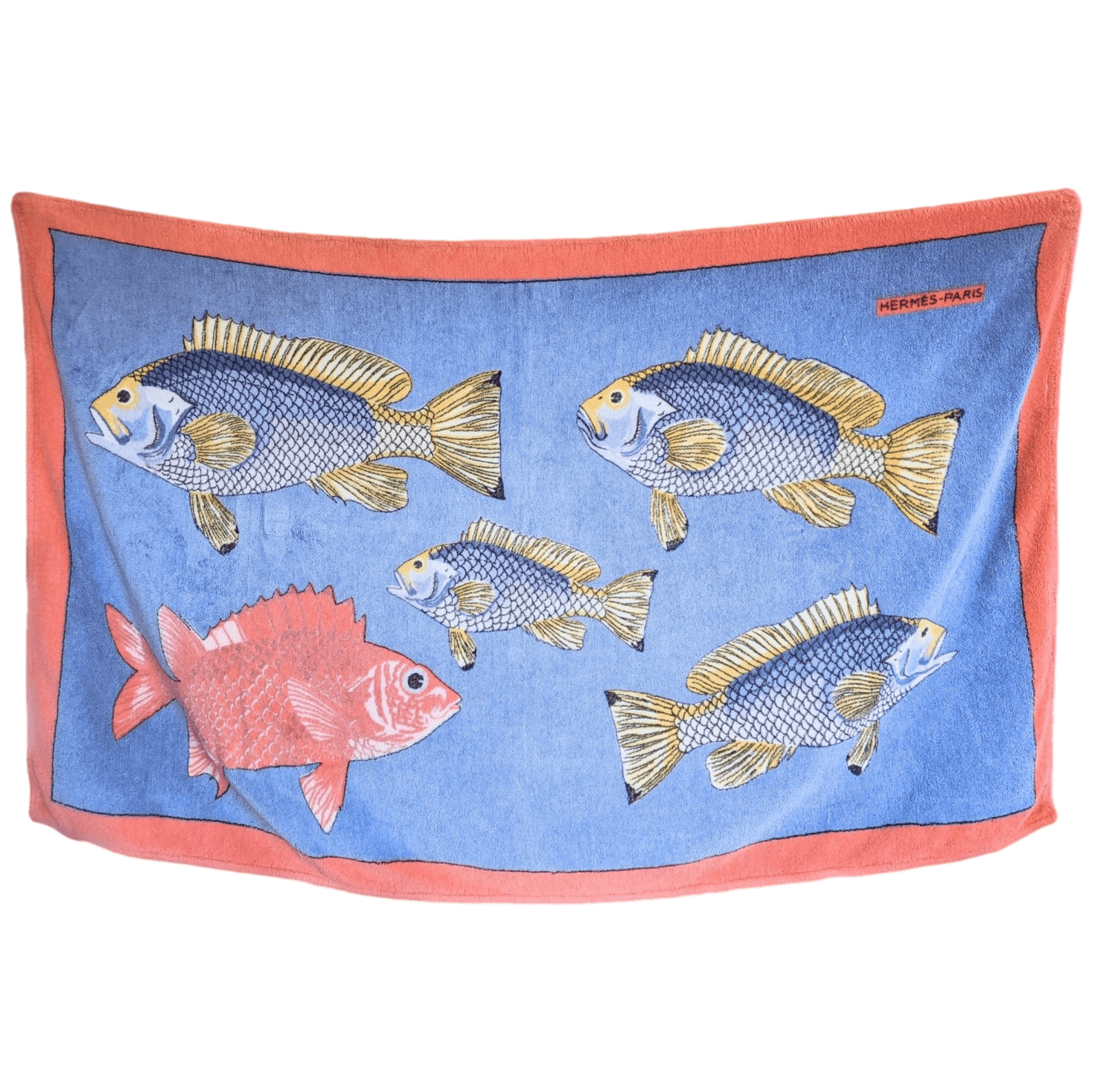 HERMES Vintage Bali Terry Beach Towel 90 x 150 cm