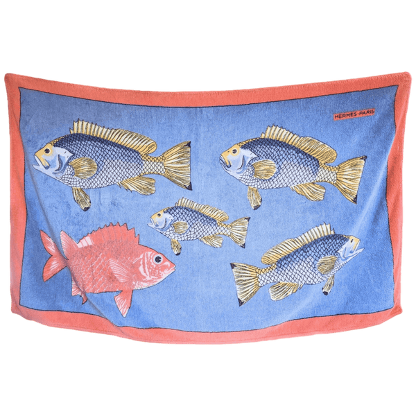 HERMES Vintage Bali Terry Beach Towel 90 x 150 cm