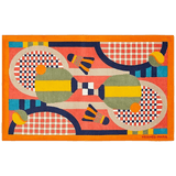 HERMES Balles au Bond Tennis Beach Towel GM Orange Capucine 90 x 150 cm
