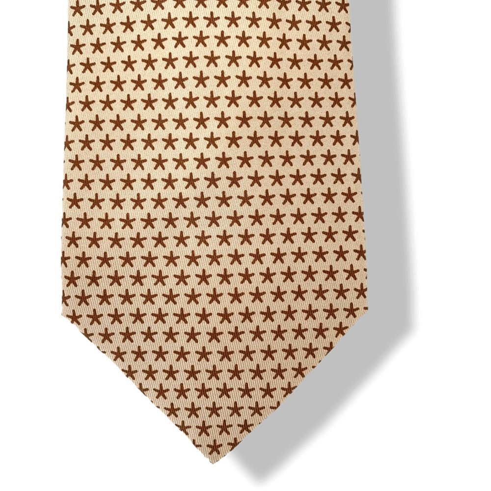 Hermes SETI Twill Silk Tie