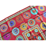 HERMES Belles du Mexique Twill Scarf 90