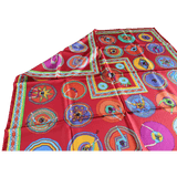 HERMES Belles du Mexique Twill Scarf 90