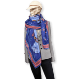 HERMES 2009 Beloved India by Philippe Dumas Cashmere Shawl Box! 140 x 140 CM