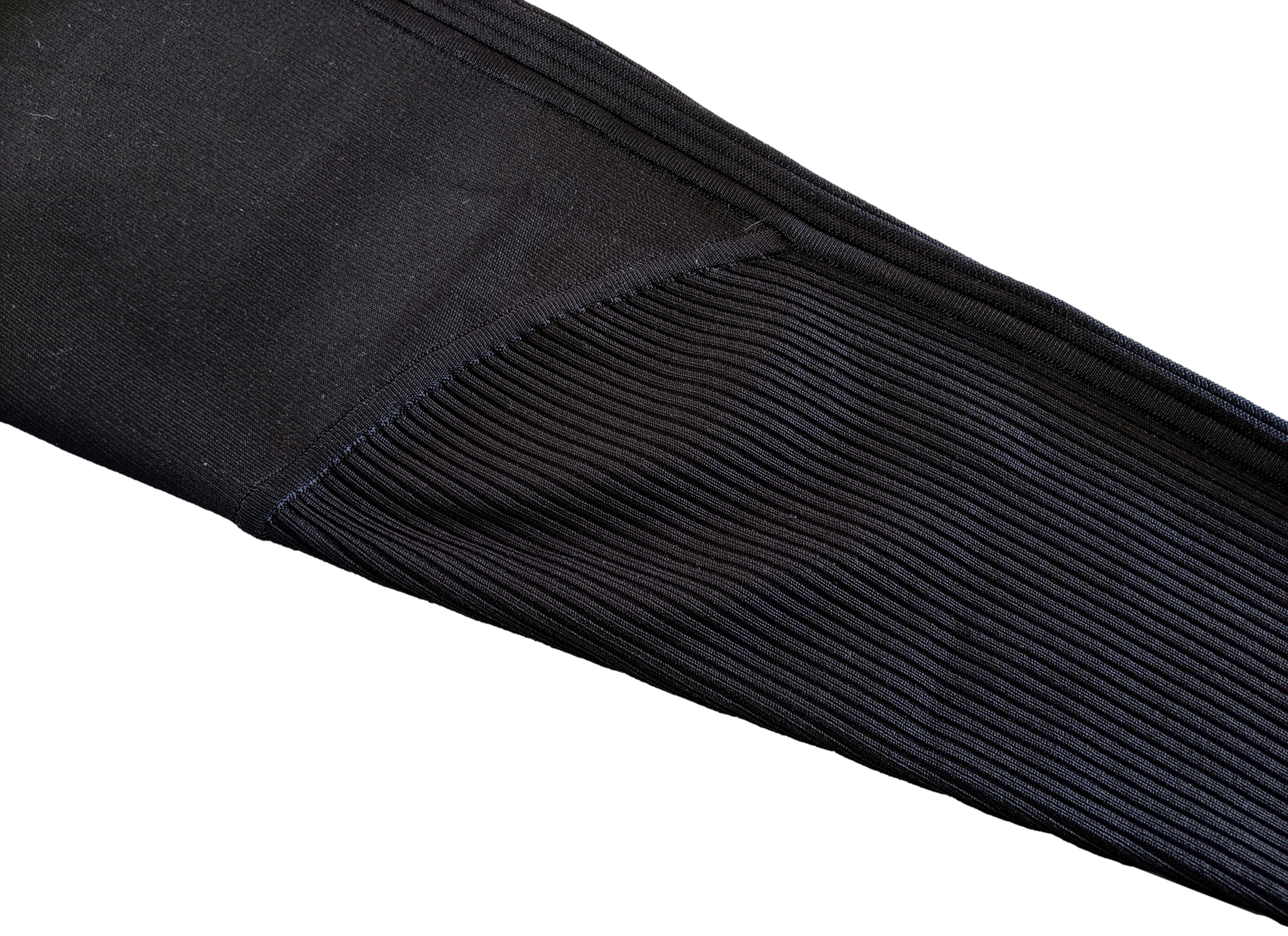 HERMES BLACK LEGGIN Black 76% Silk Stretch Woman Pants