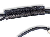 Hermes Black/Black Lizard/Permabrass PENDANT CURIOSITE NECKLACE, BNIB! - poupishop