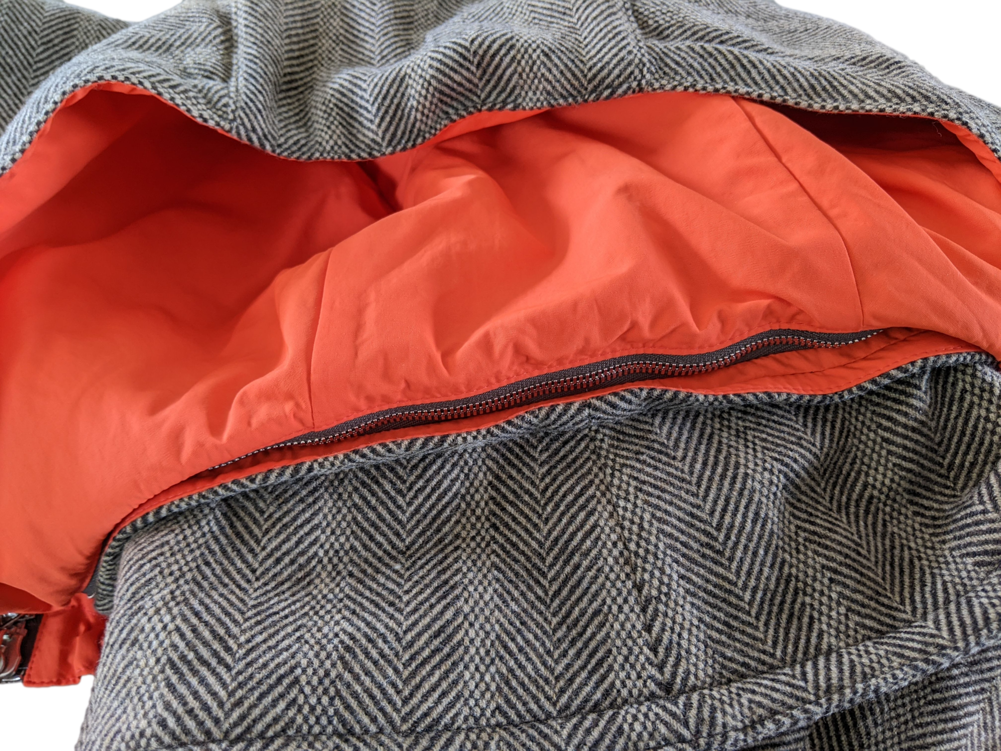 HERMES BLOUSON CAPUCHE AMOVIBLE VIGOUREUX Removable Hood Jacket Sz48