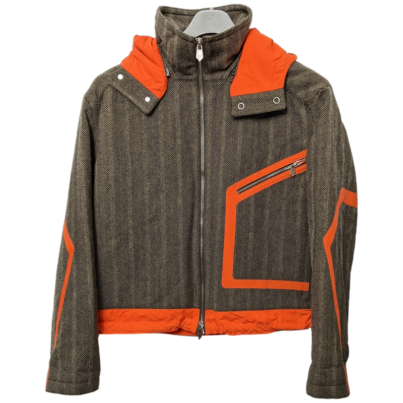 HERMES BLOUSON CAPUCHE AMOVIBLE VIGOUREUX Removable Hood Jacket