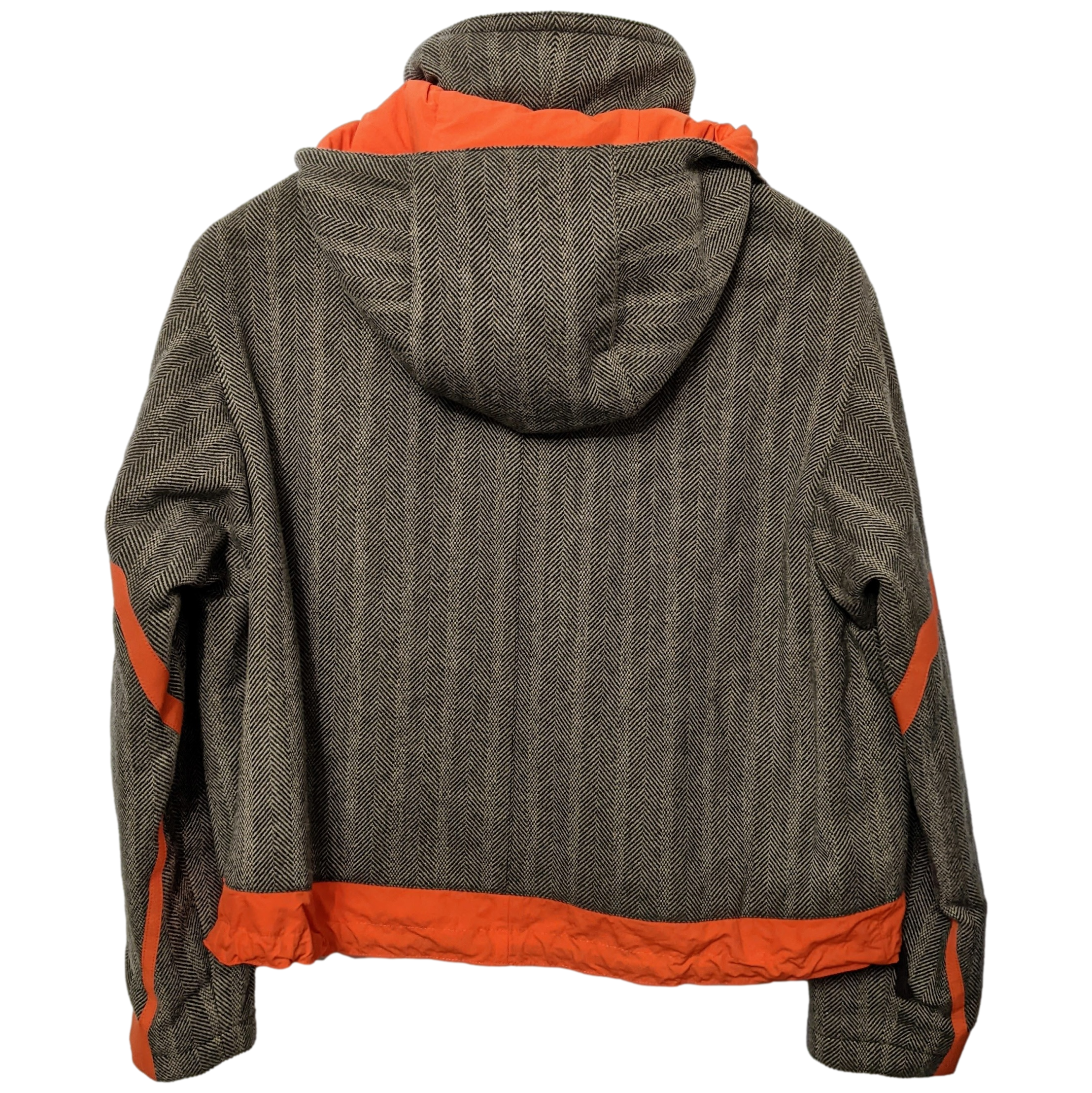 HERMES BLOUSON CAPUCHE AMOVIBLE VIGOUREUX Removable Hood Jacket Sz48
