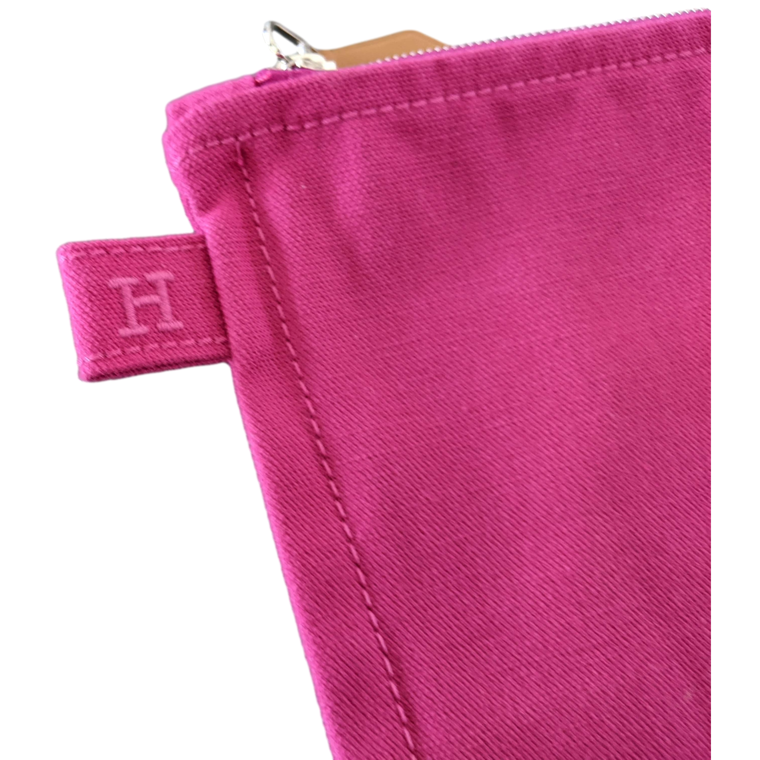 HERMES BORA BORA Canvas Cosmetic Pochette