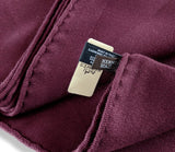 Hermes Bourgogne Fringed Etole H EN BIAIS MUFFLER 85% Cashmere/15% Silk 72 x 204 cm, BNWT! - poupishop