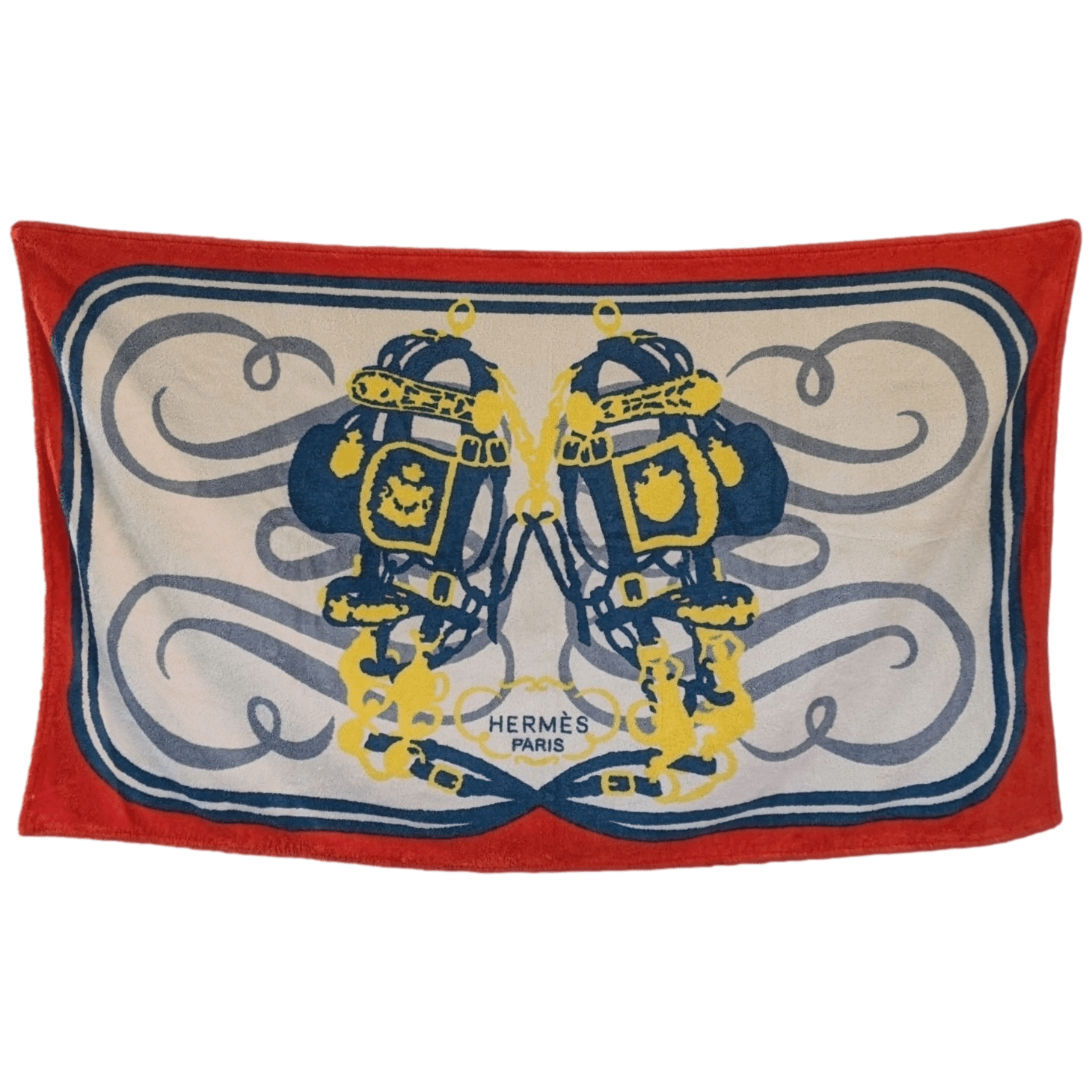 HERMES Brides de Gala Tapis de Plage Terry Beach Towel 90 x 150 cm