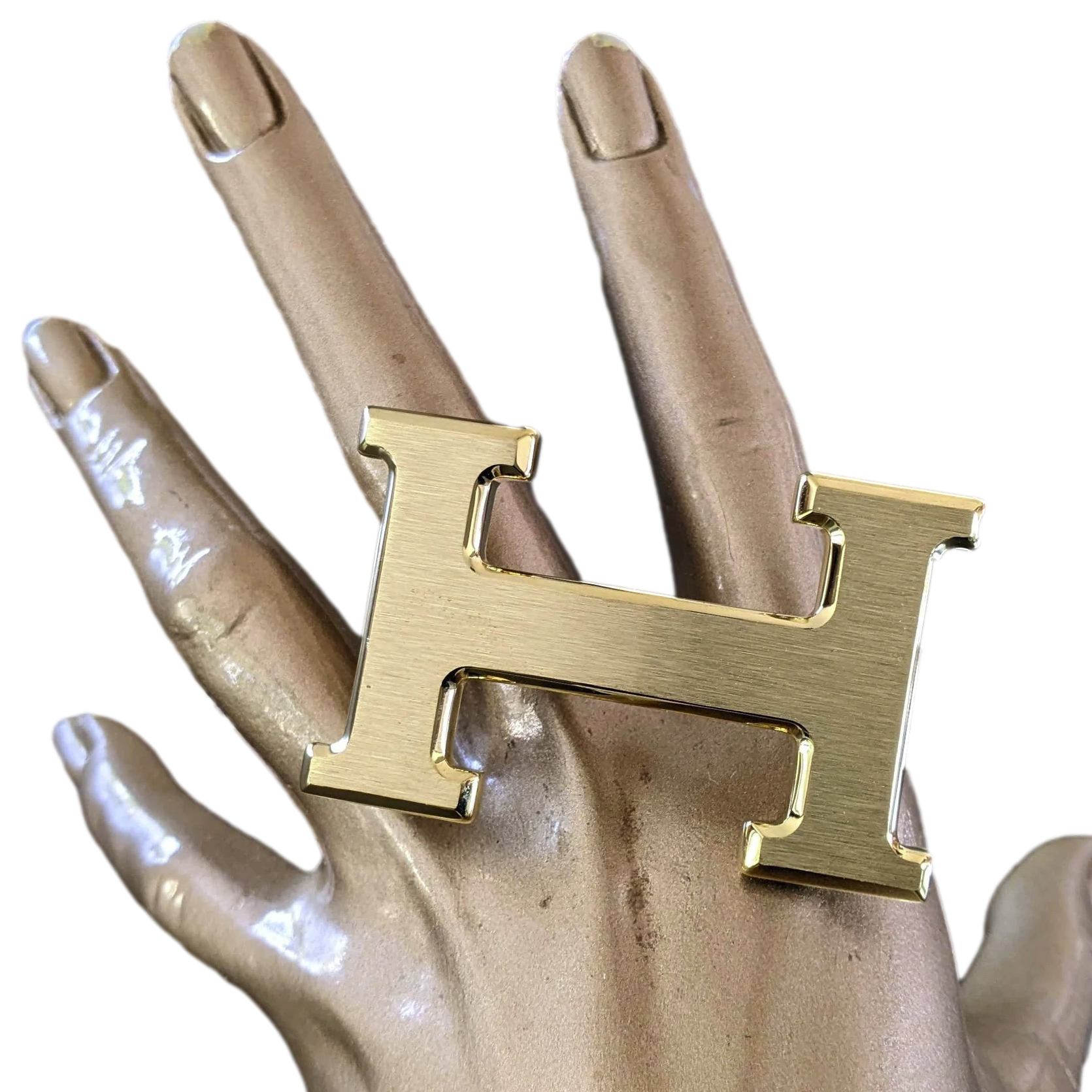 Hermes Brushed Permabrass Buckle H 32mm