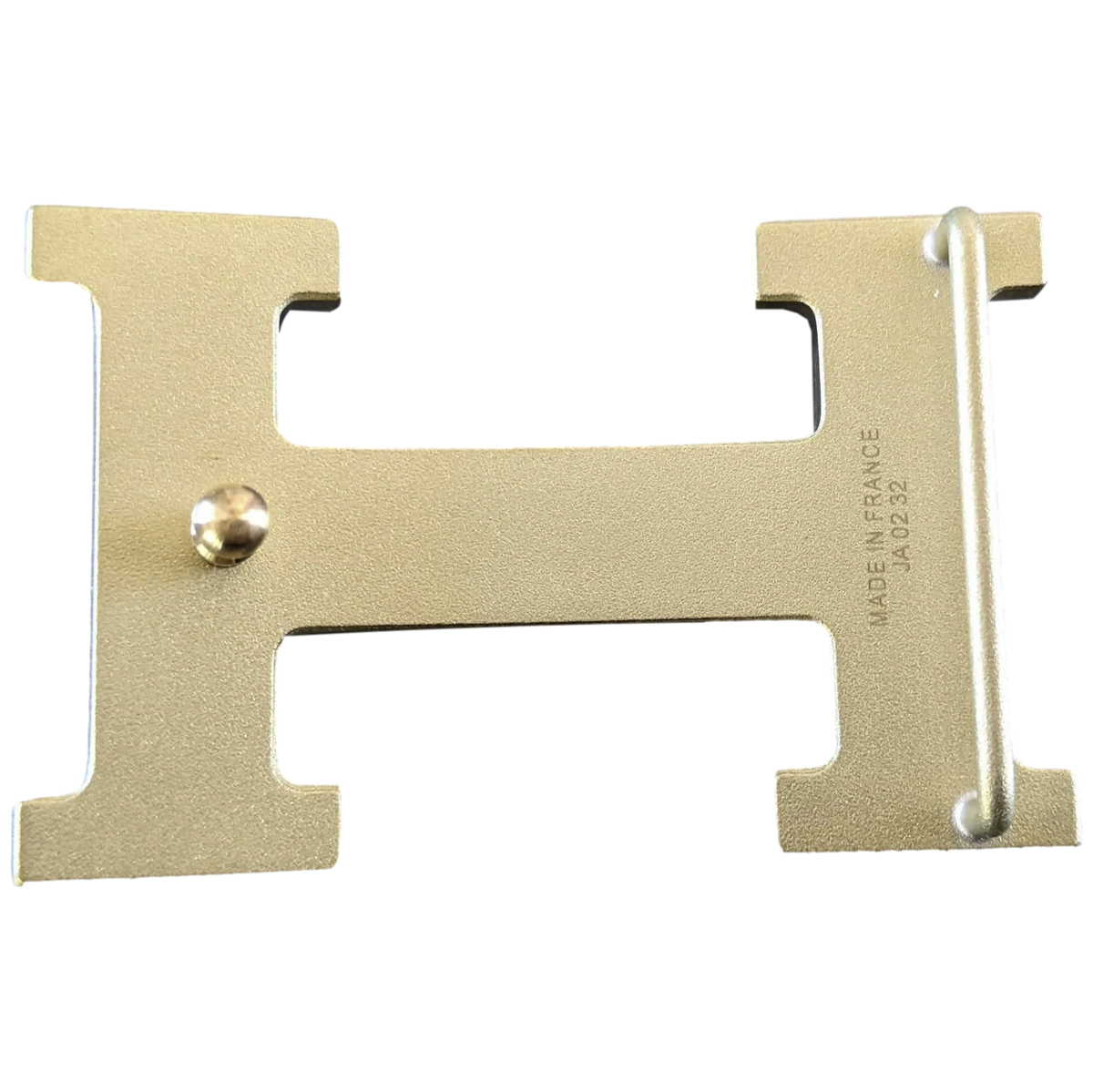 Hermes Brushed Permabrass Buckle H 32mm
