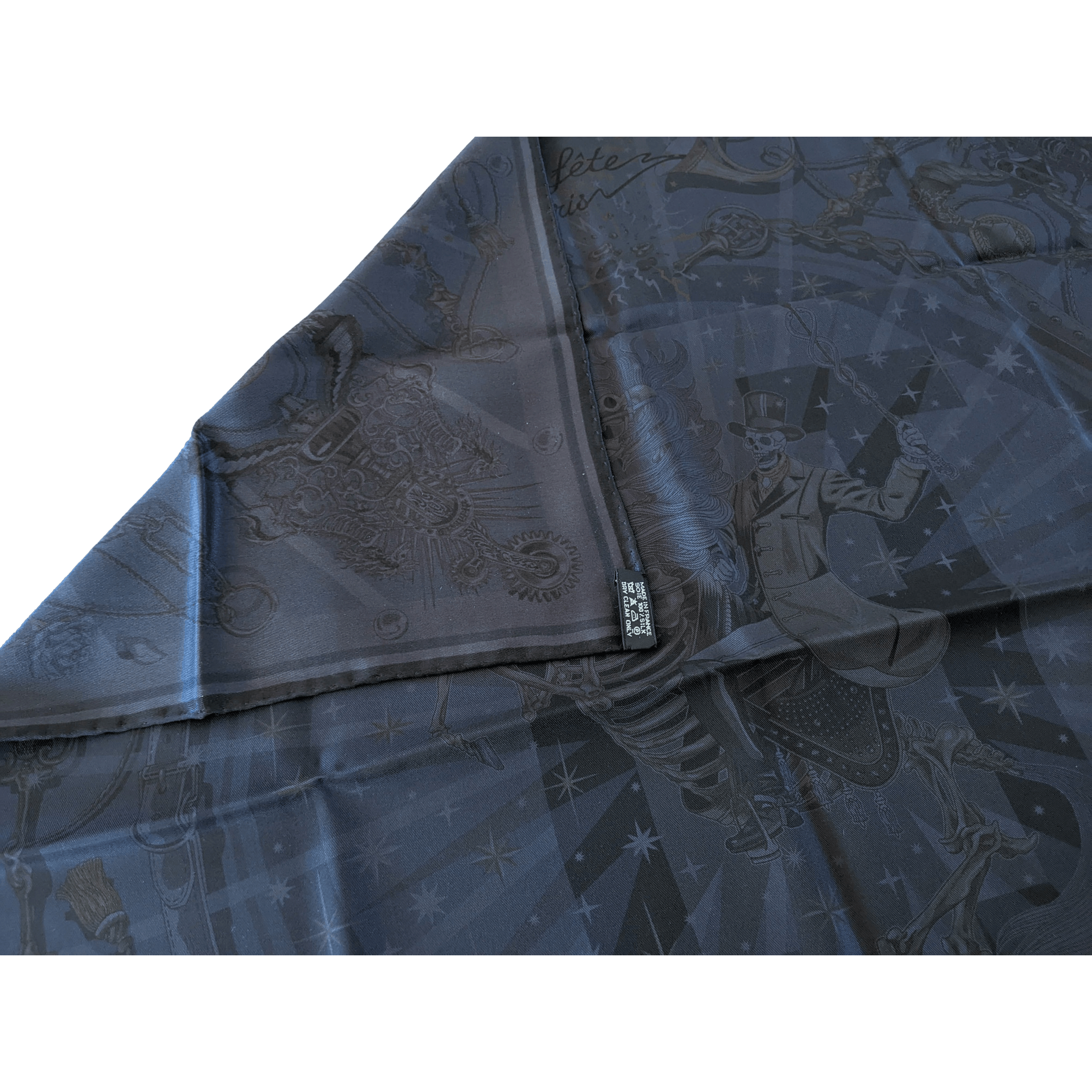 HERMES C'est la Fete a Paris Vintage Silk Scarf 70