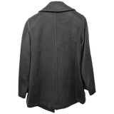 HERMES CABAN Vert-Anthracite Camel Hair Pea Coat Jacket F42