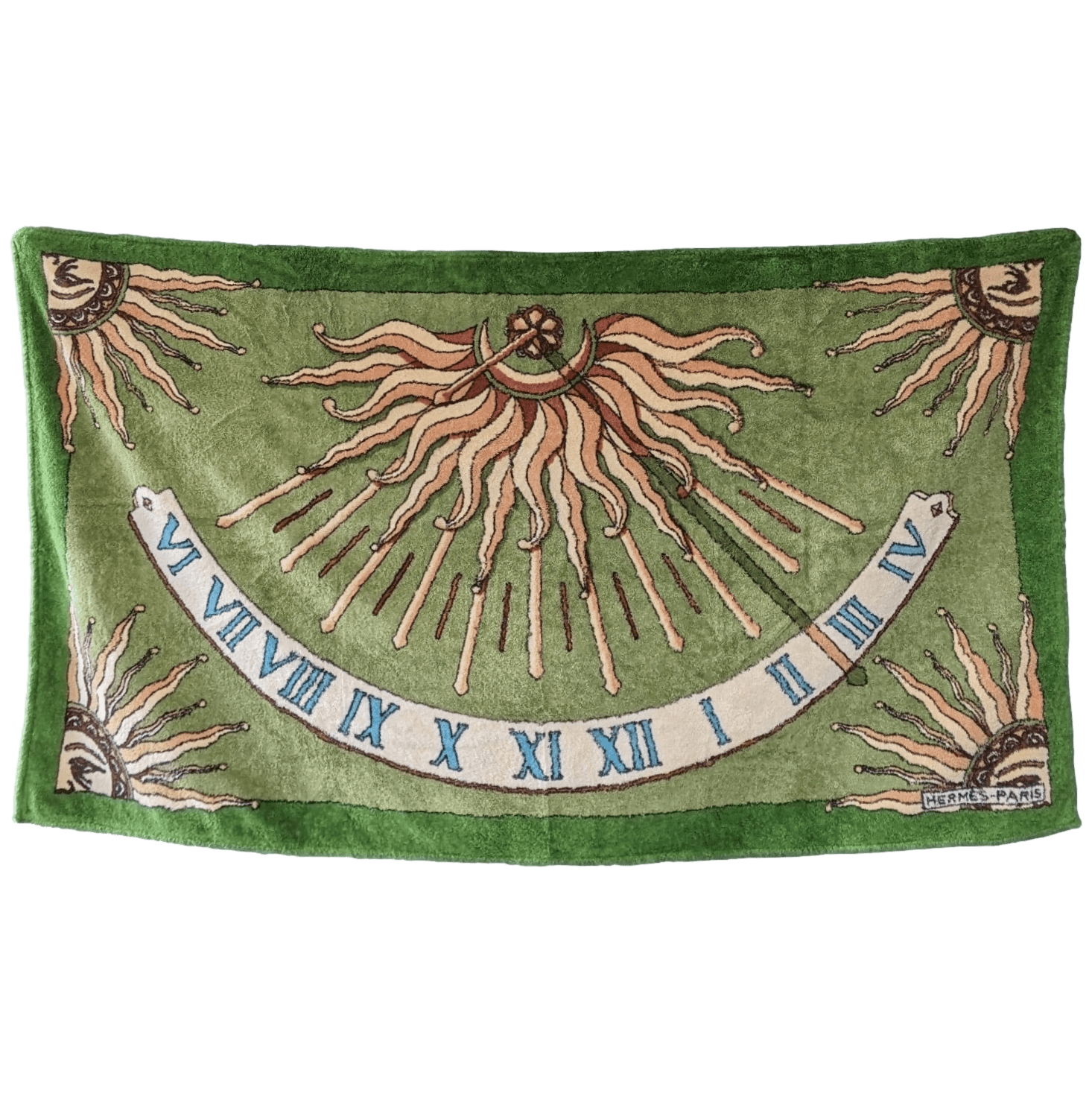 HERMES Cadran Solaire Tapis de Plage Terry Beach Towel 90 x 150 cm
