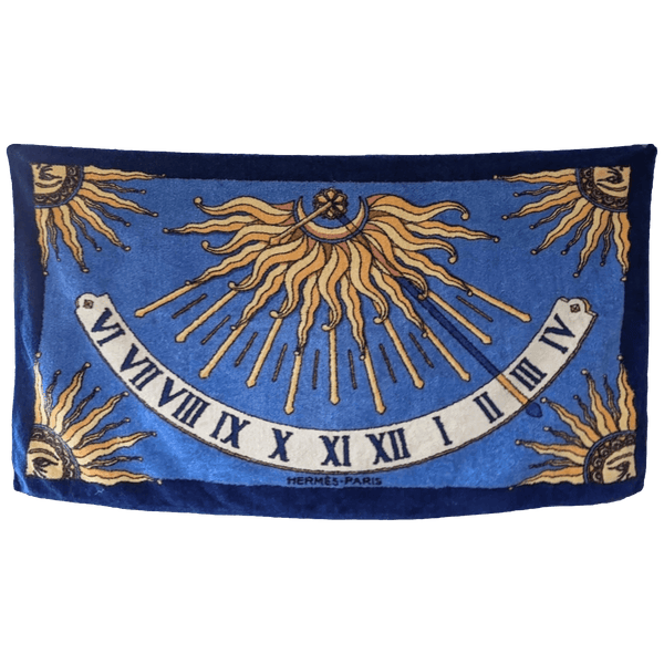 HERMES Cadran Solaire Tapis de Plage Terry Beach Towel 90 x 150 cm