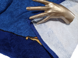 Produits Hermes Blue/Gold/Orange "Cadrans Solaires" Tapis de Plage Terry Beach Towel XXL 145 x 190 cm
