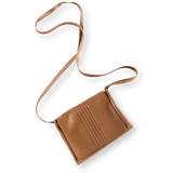 HERMES Tan Xtra Supple Calfskin Crossbody Pochette Bag