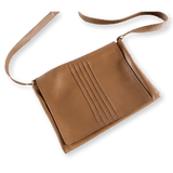 HERMES Tan Xtra Supple Calfskin Crossbody Pochette Bag
