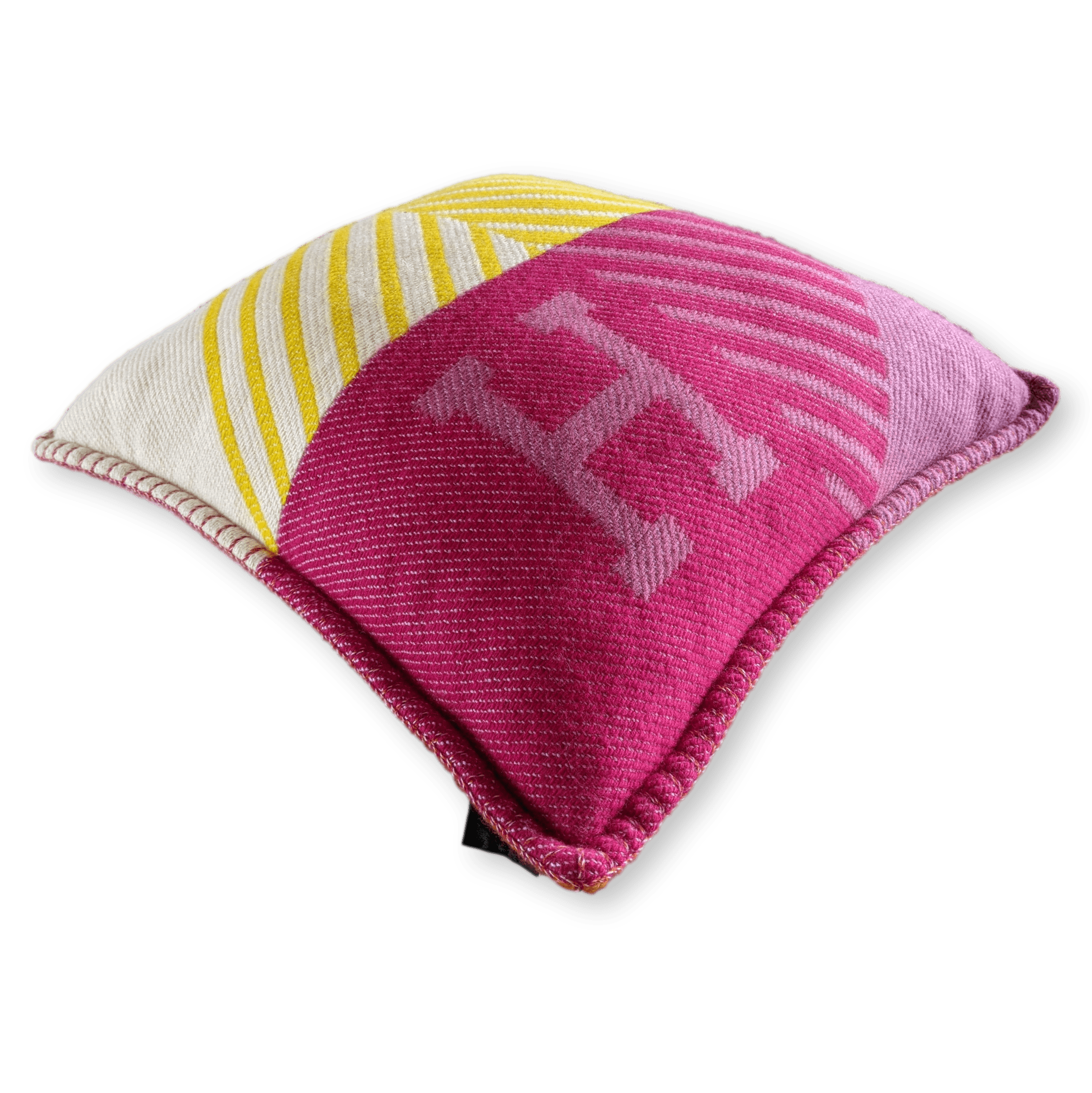 HERMES Zellige 100% Cashmere Pillow 43 x 43 cm