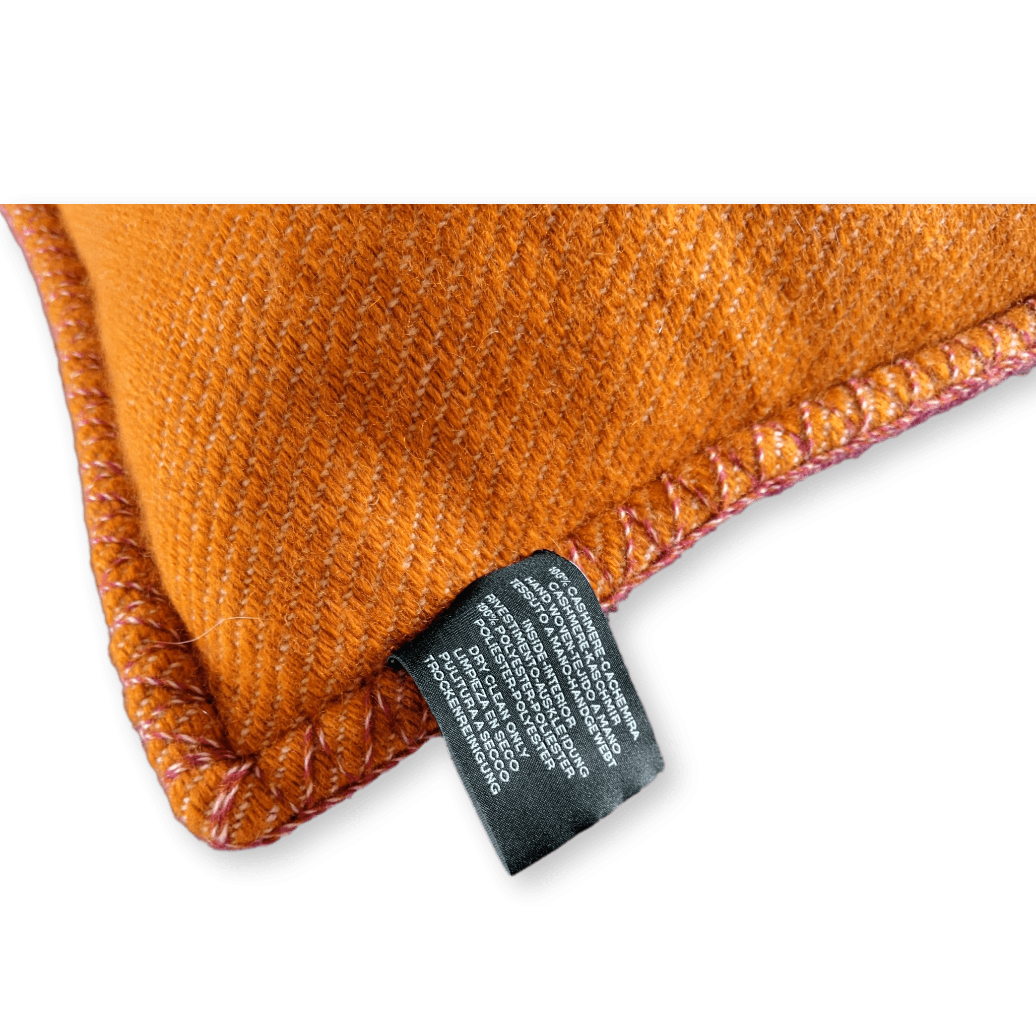 HERMES Zellige 100% Cashmere Pillow 43 x 43 cm