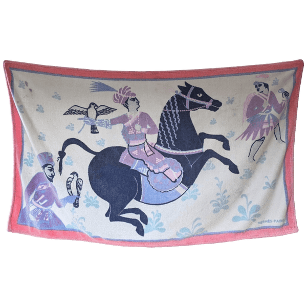 HERMES Cavalier draps de plage - Terry Beach Towel 90 x 150 cm