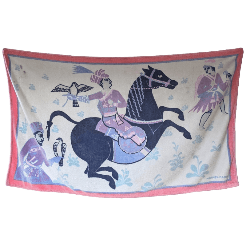 HERMES Cavalier draps de plage - Terry Beach Towel 90 x 150 cm
