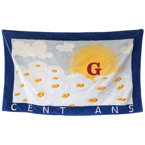 HERMES 1995 CENT ANS GAUMONT Terry Beach Towel 150 x 90 cm