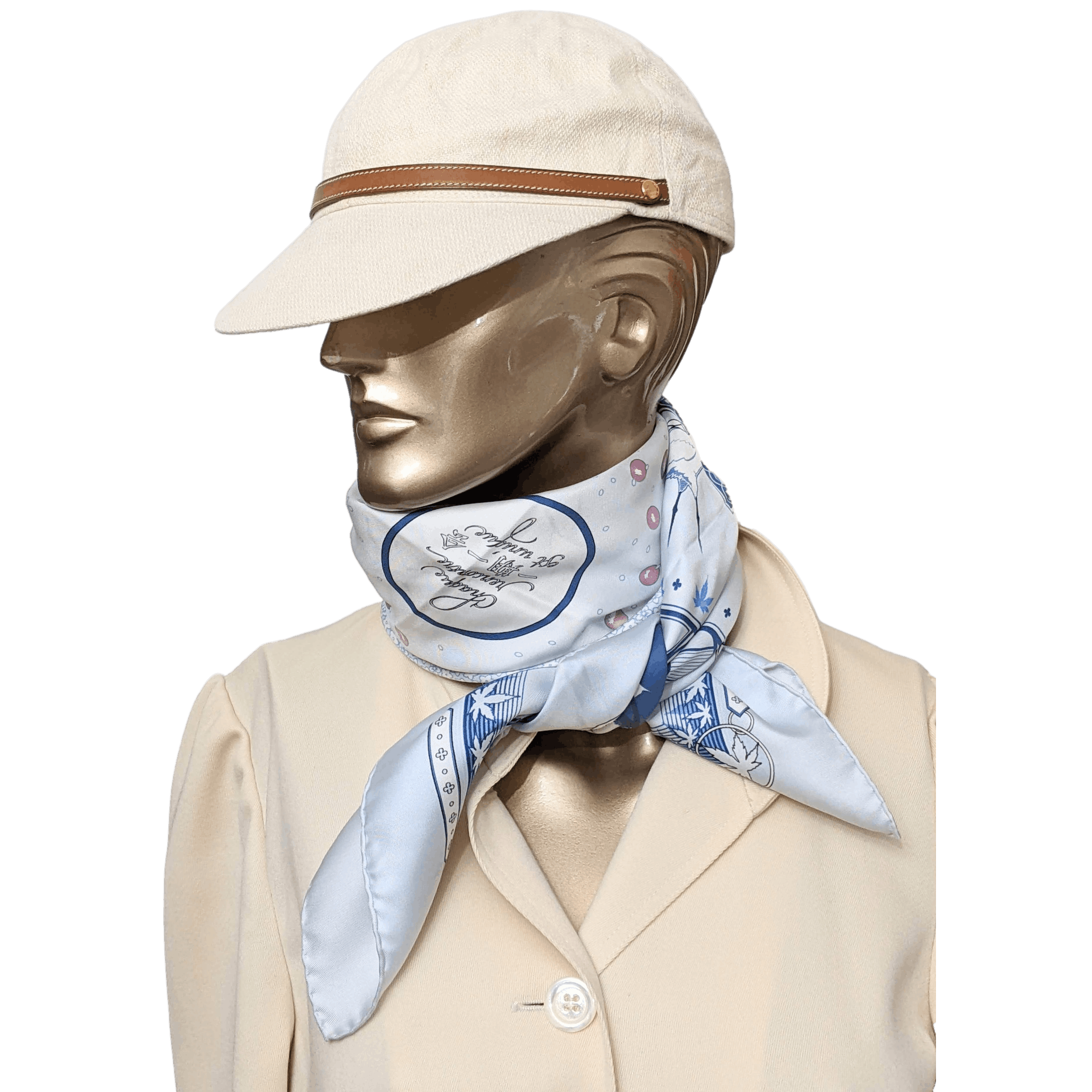 HERMES Chaque Rencontre est Unique Silk Scarf 90