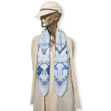 HERMES Chaque Rencontre est Unique Silk Scarf 90