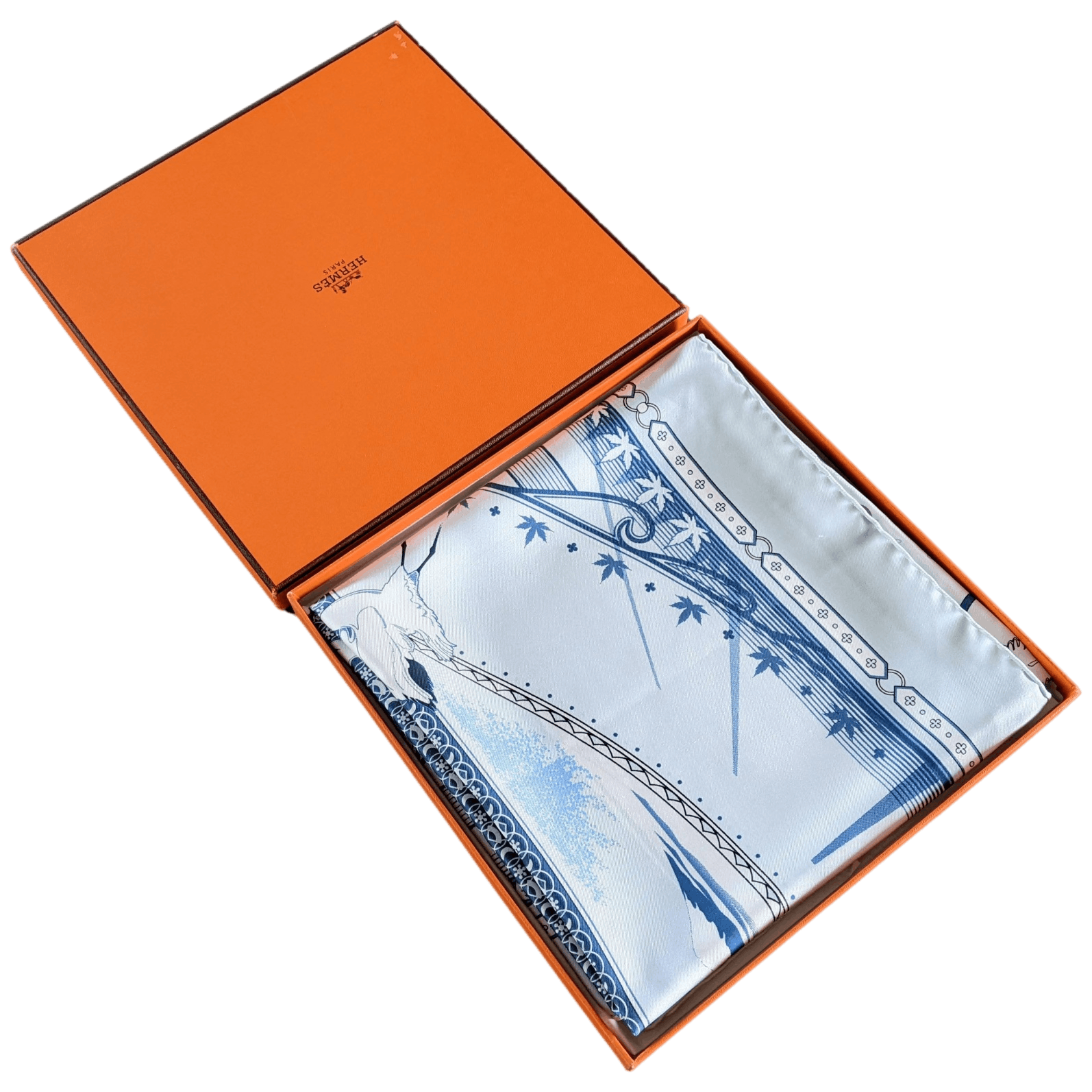 HERMES Chaque Rencontre est Unique Silk Scarf 90
