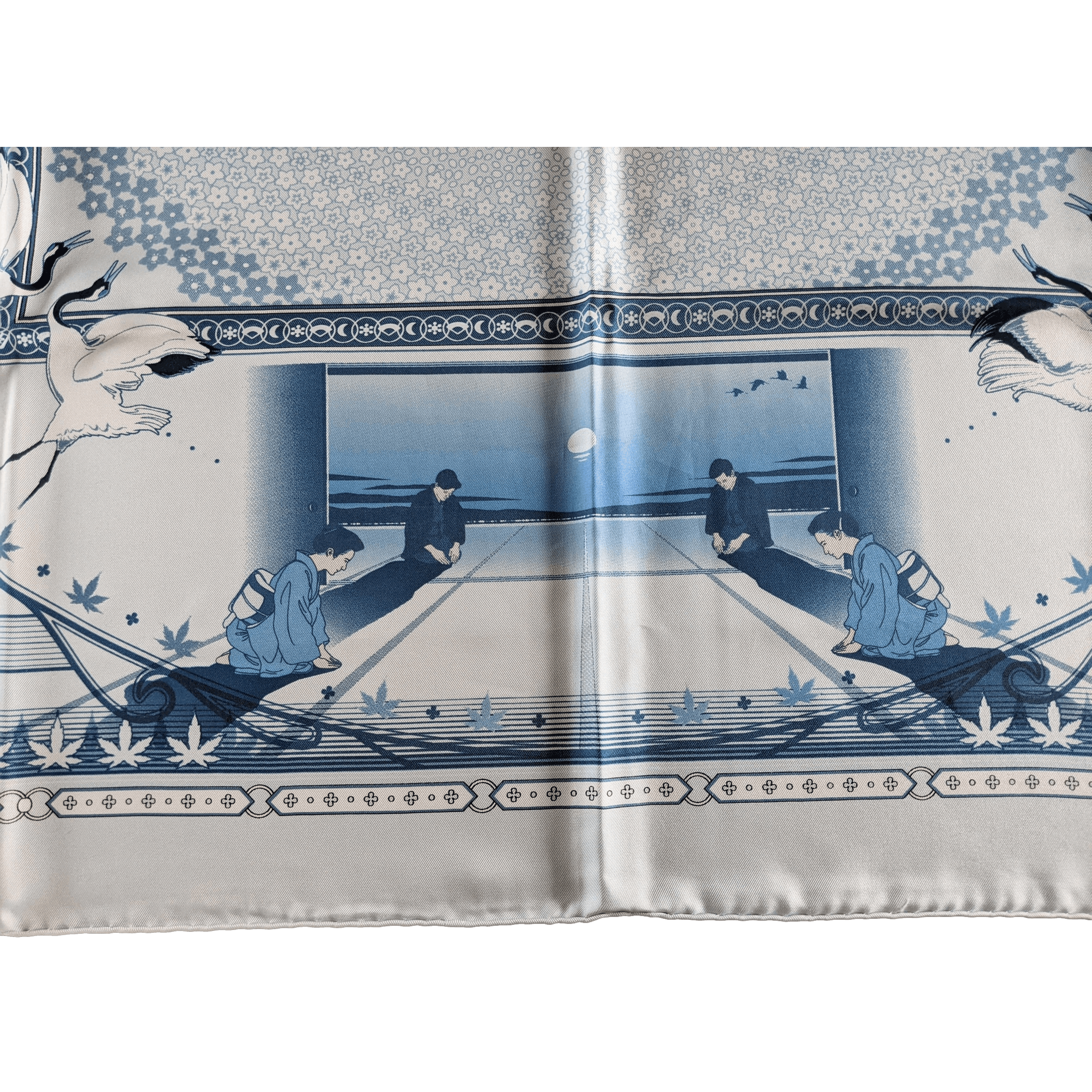 HERMES Chaque Rencontre est Unique Silk Scarf 90