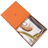 HERMES Chasse au Renard Hugo Grygkar Scarf 90